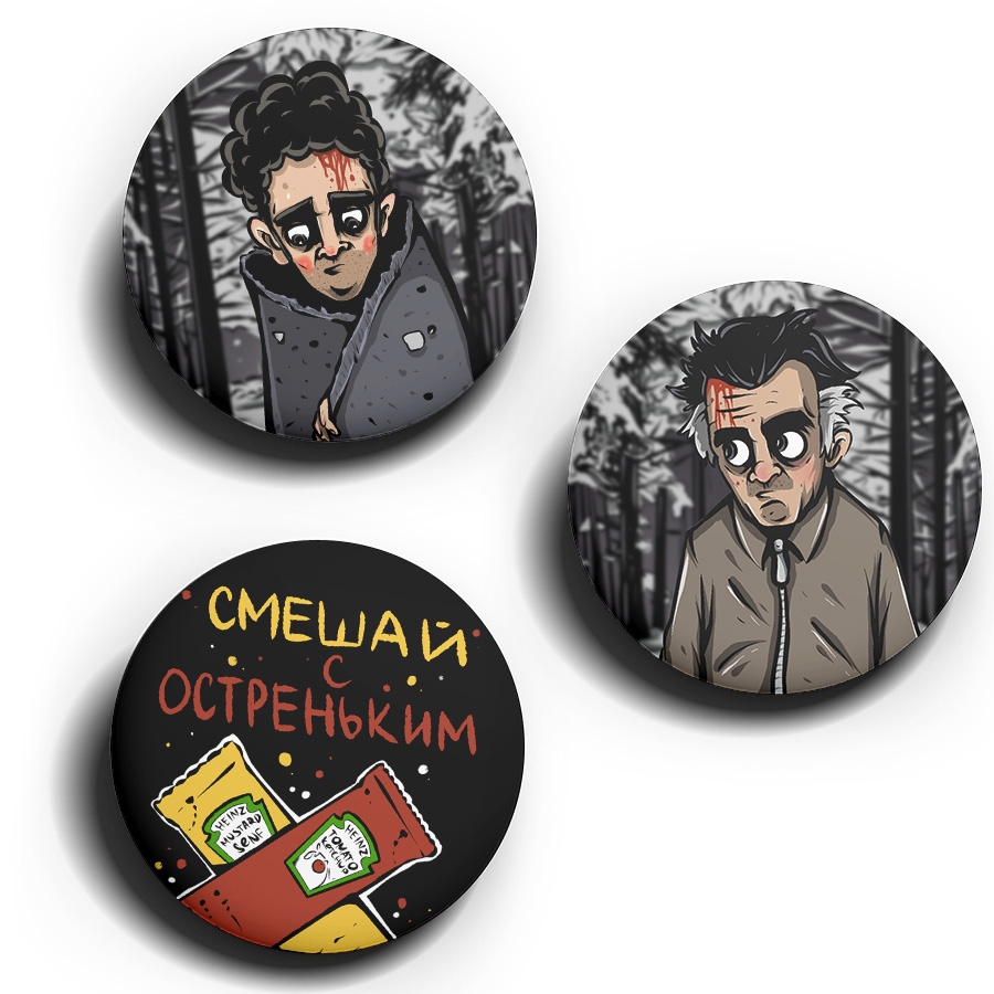 НАБОР МИНИ ЗНАЧКОВ КЛАН СОПРАНО